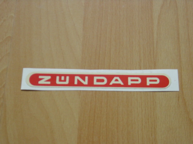 Sticker " Z�ndapp " Red