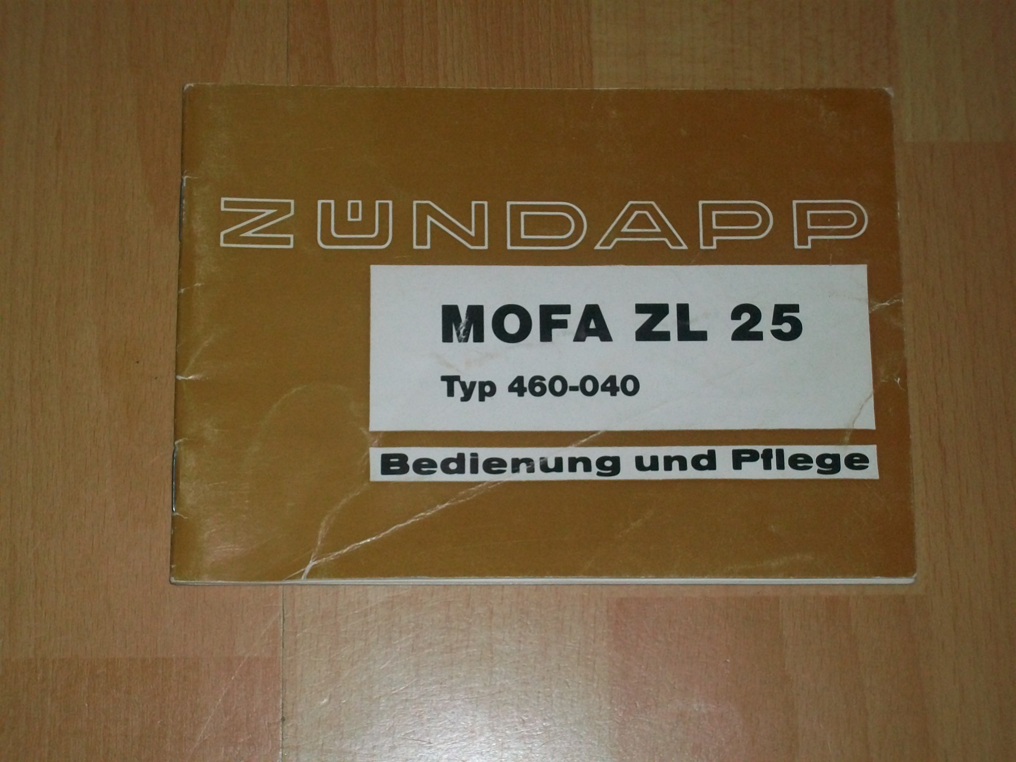 User manual D - 460 - 040 ZL 25