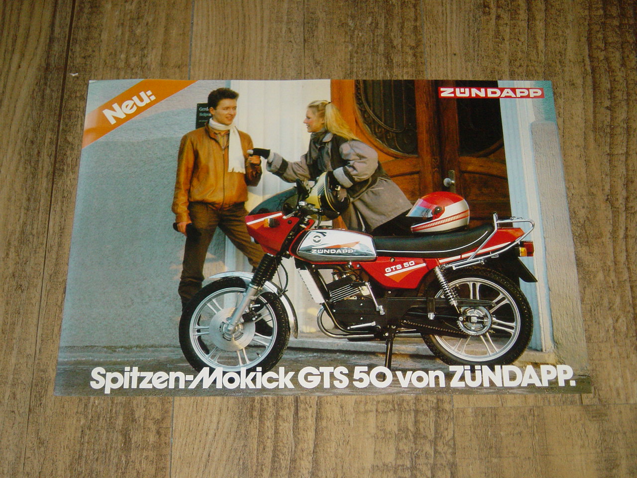 Promotional brochure D - Spitzen-Mokick GTS 50 von Zündapp