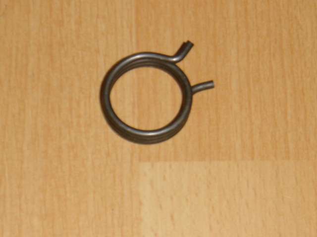 Return spring, gear change shaft