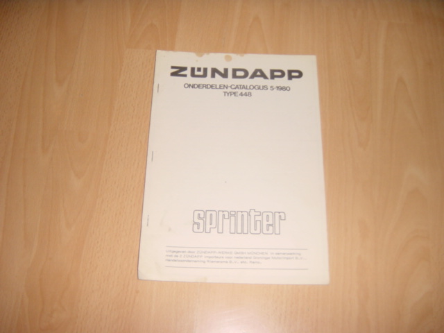 Onderdelen catalogus NL 448 1980-05