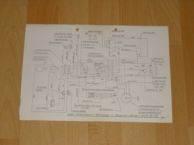 Electrisch schema 511-320 KS 75