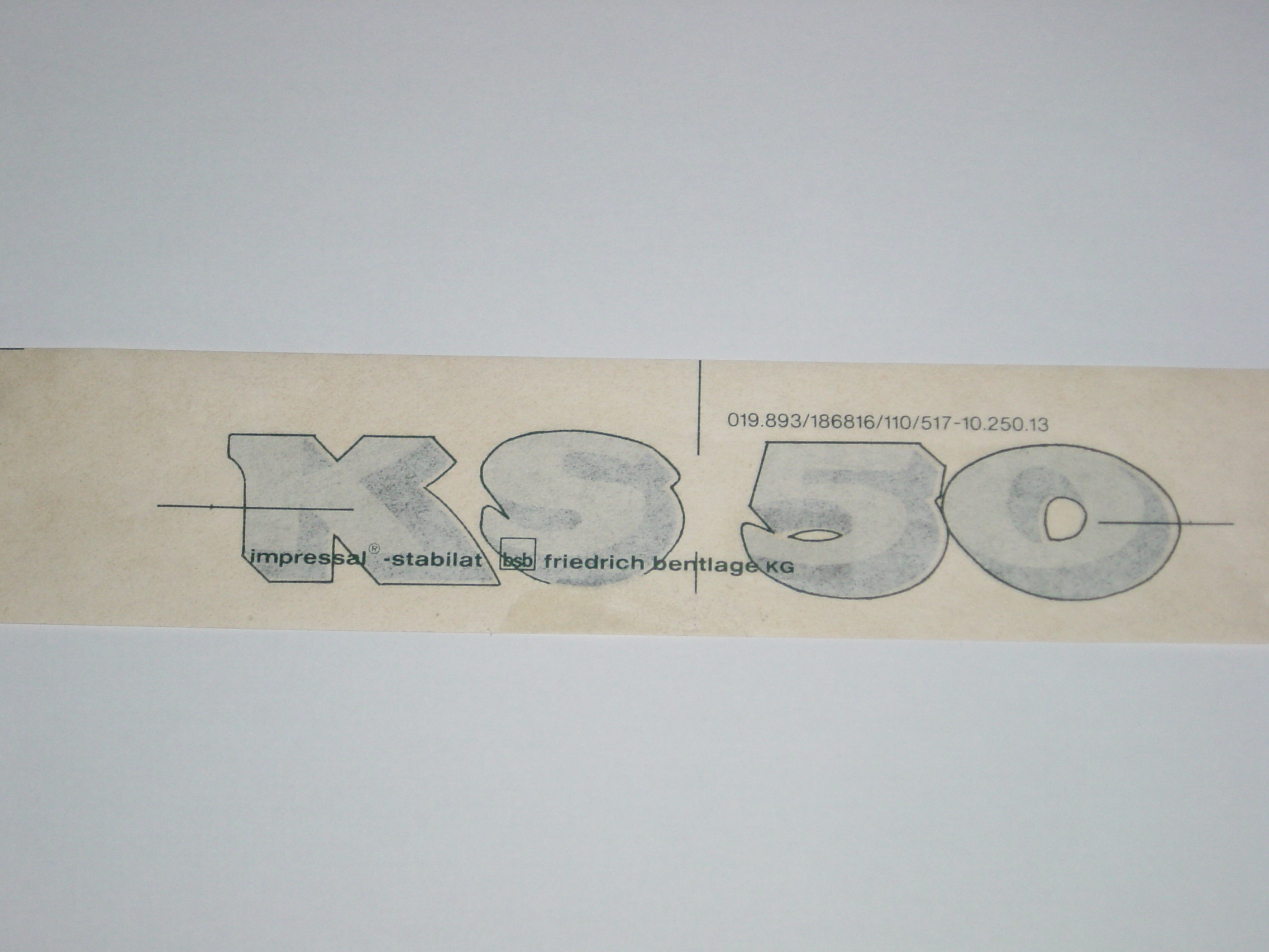 Sticker " KS 50 "