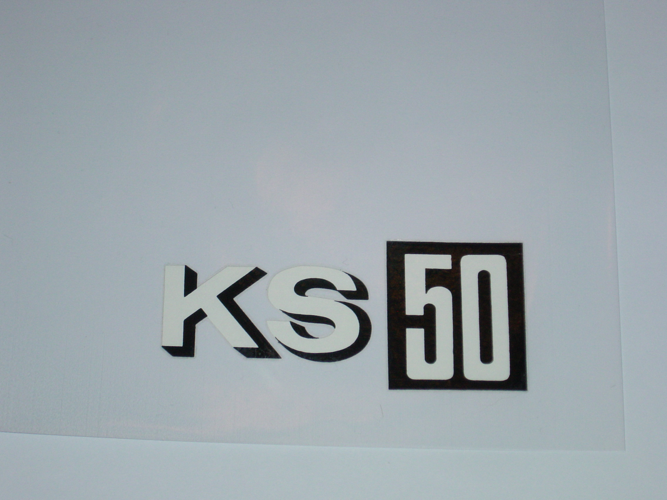 Sticker " KS 50 "