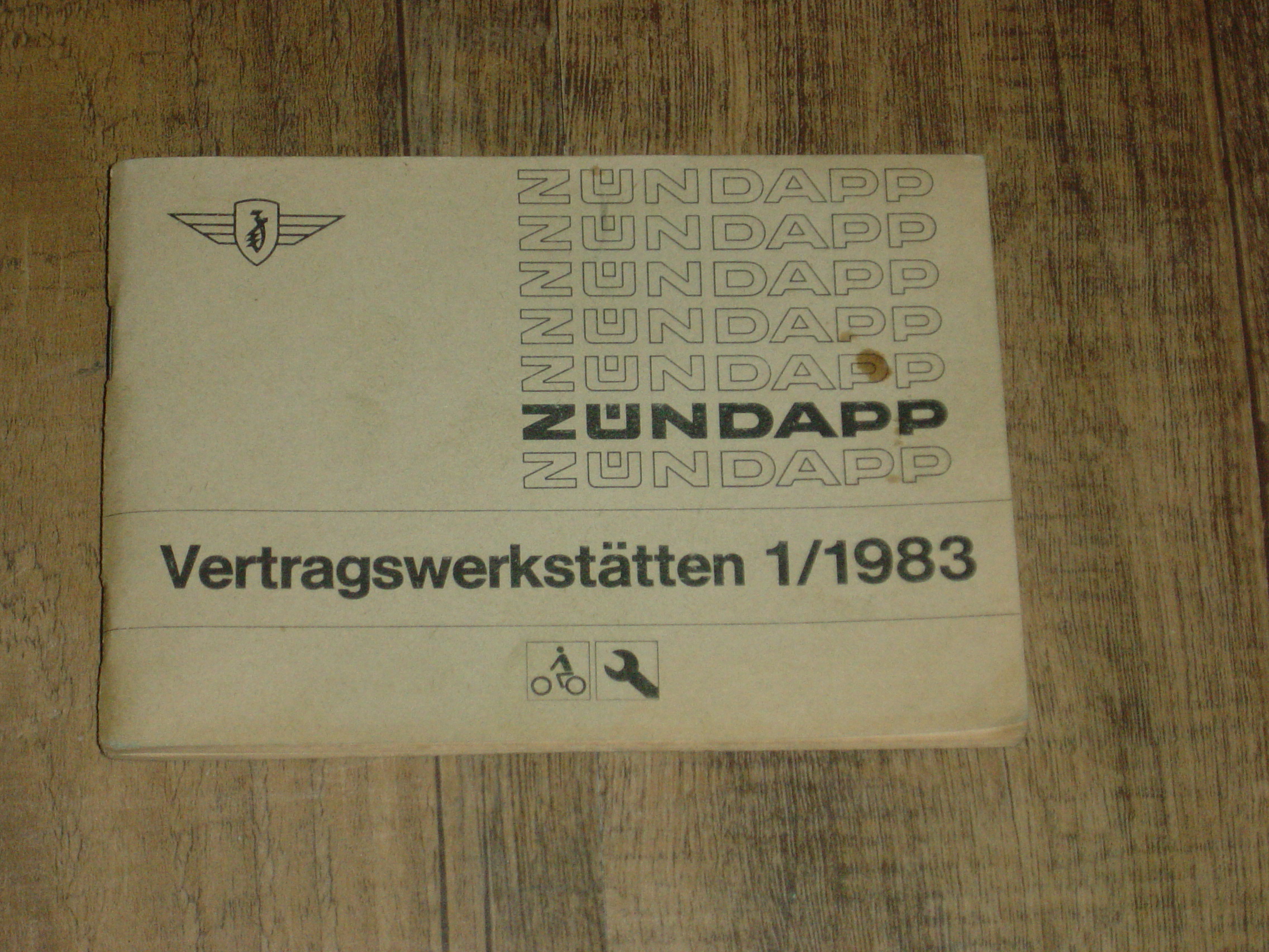 Verzeichnis der Vertragwerkstätten 1983-1