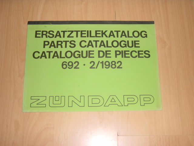 Parts Catalog 692 1982-02