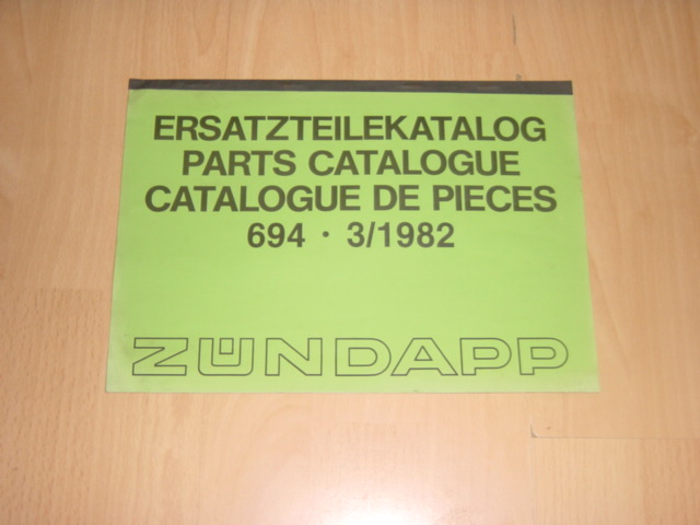 Parts Catalog 694 1982-03
