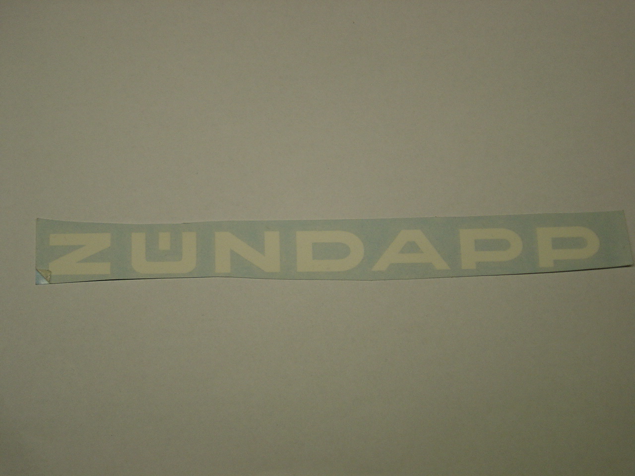 Sticker Grasmaaier " Zundapp "
