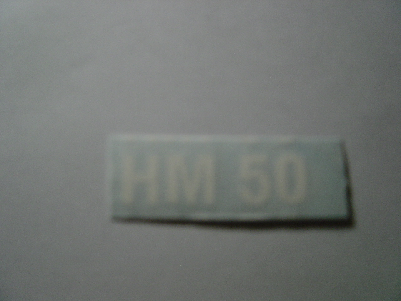Sticker Grasmaaier " HM 50 "