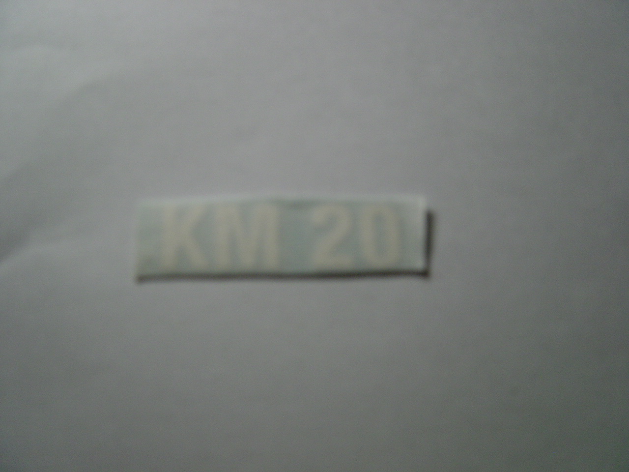 Sticker Grasmaaier " KM 20 "