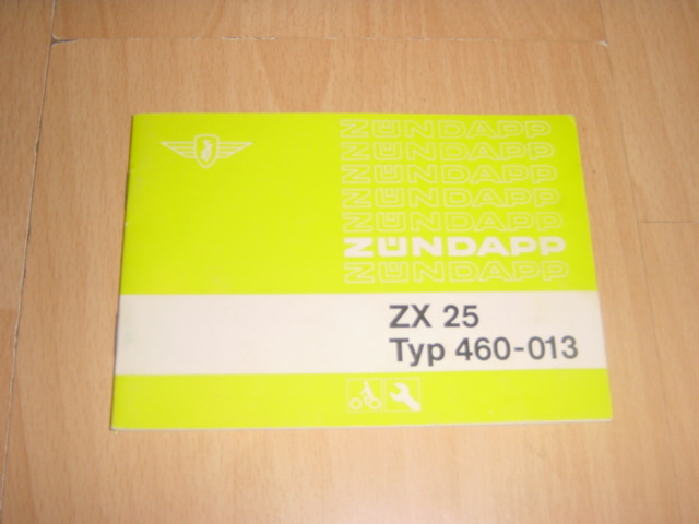 User manual D - 460 - 013 ZX 25