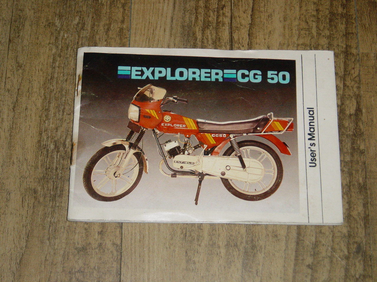 Instructieboekje GB - Enfield Explorer CG50 User's Manual