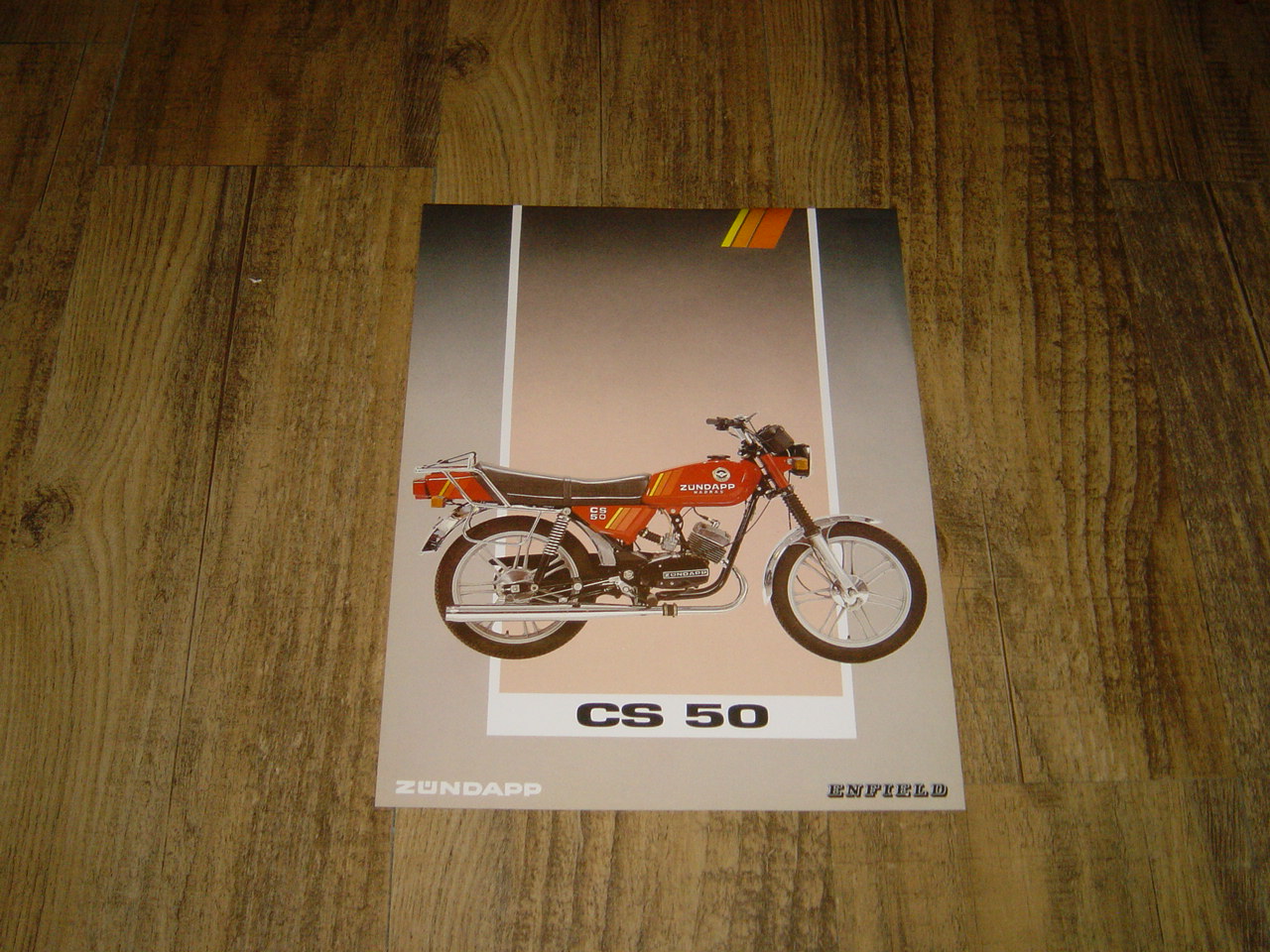 Reklame folder D - Enfield CS 50