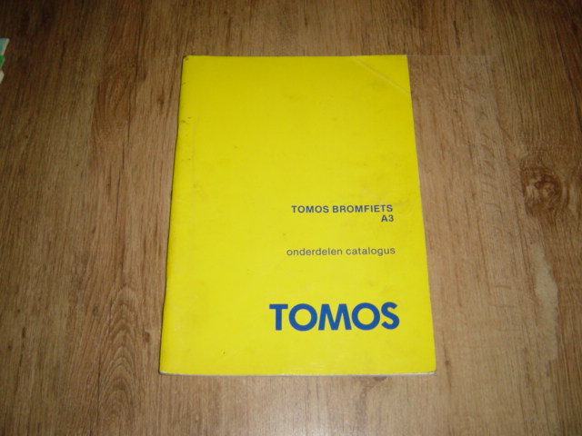 Onderdelenboekje Tomos Bromfiets A3