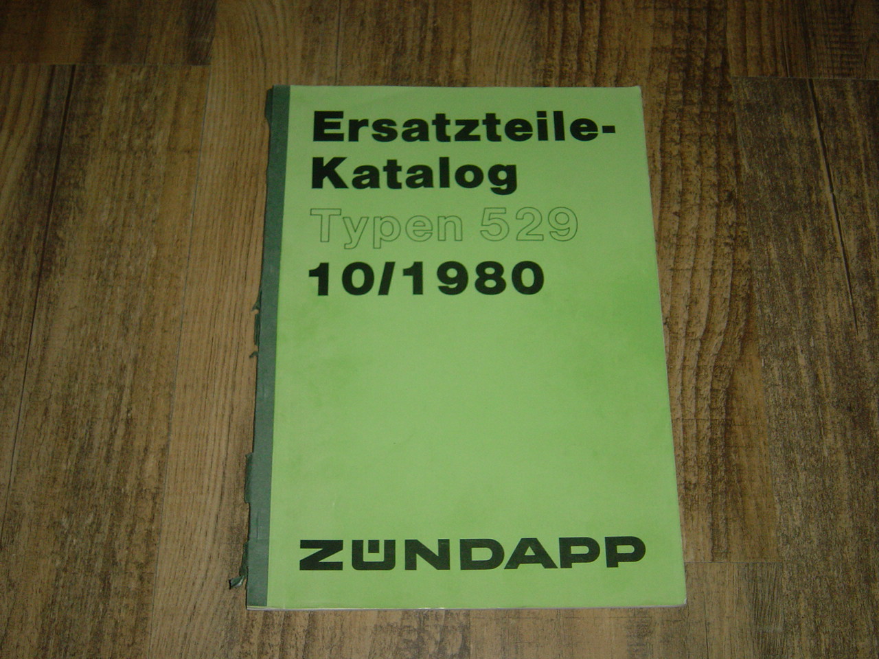 Onderdelen catalogus 529 1980-10