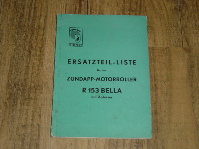Parts Catalog R153 Bella