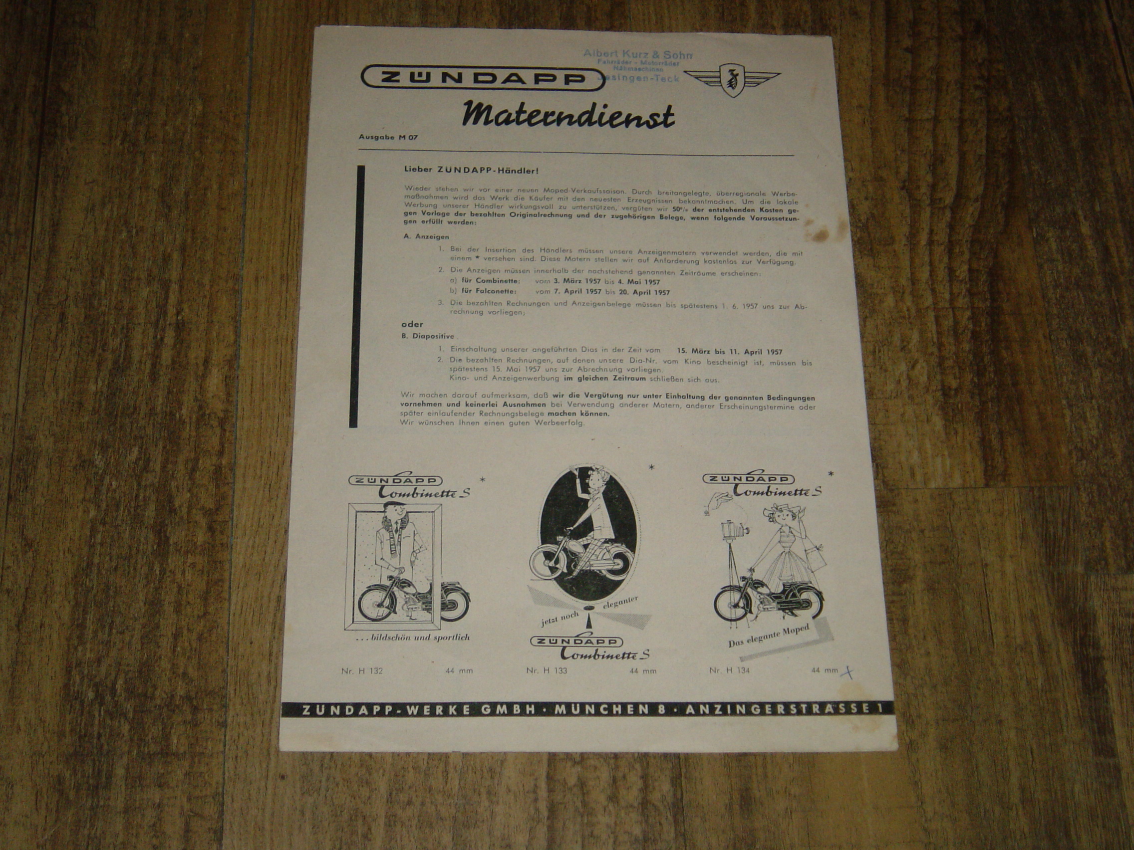 Promotional brochure D -  Materndienst Ausgabe M 07