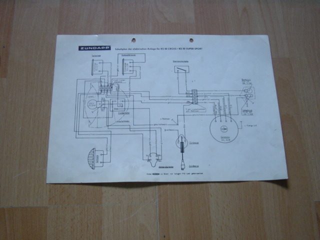 Electrisch schema 517 KS50 Cross / Supersport