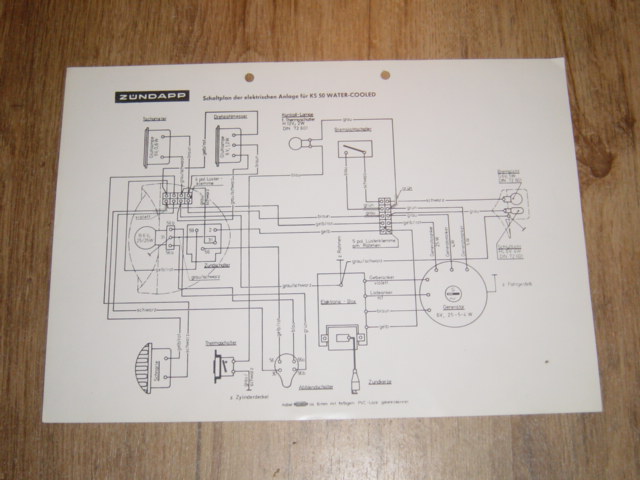 Electical diagram KS 50 Watercooled 2