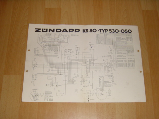 Electical diagram 530-050 KS 80