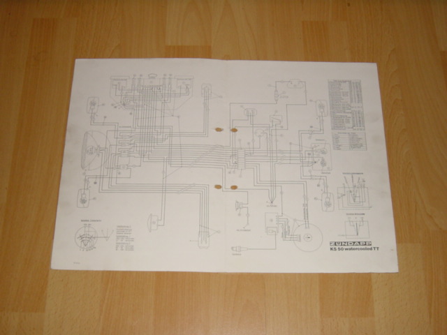 Electrisch schema 530 KS 50 Watercooled TT