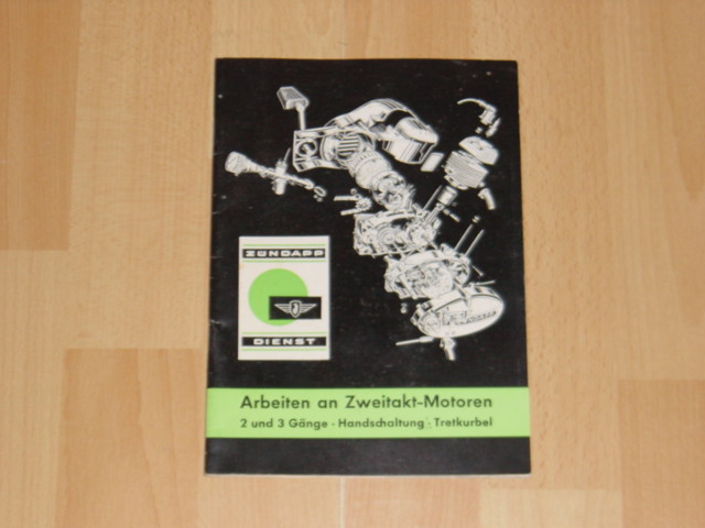 Arbeiten am Zweitaktmotor 2+3 Gänge Handschaltung Tretkurbel