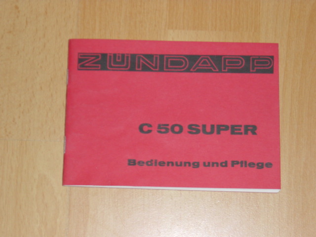 User manual D - 441 C 50 Super Copy
