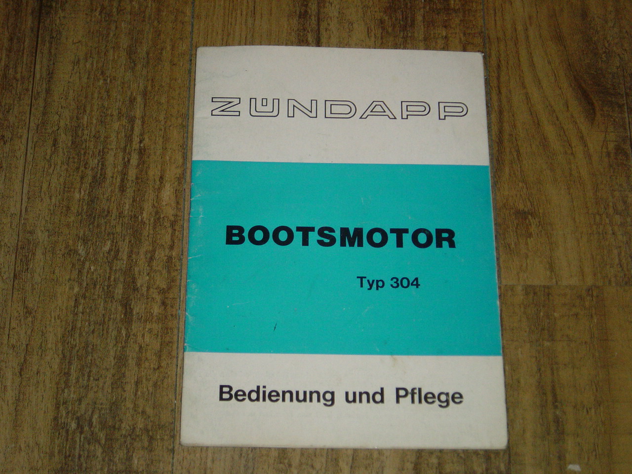 User manual D - 304 Outboard motor
