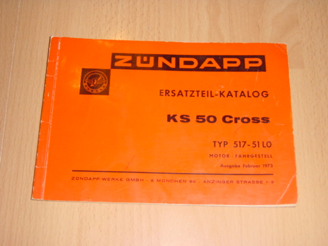 Ersatzteil-Katalog 517 1973-02 Cross