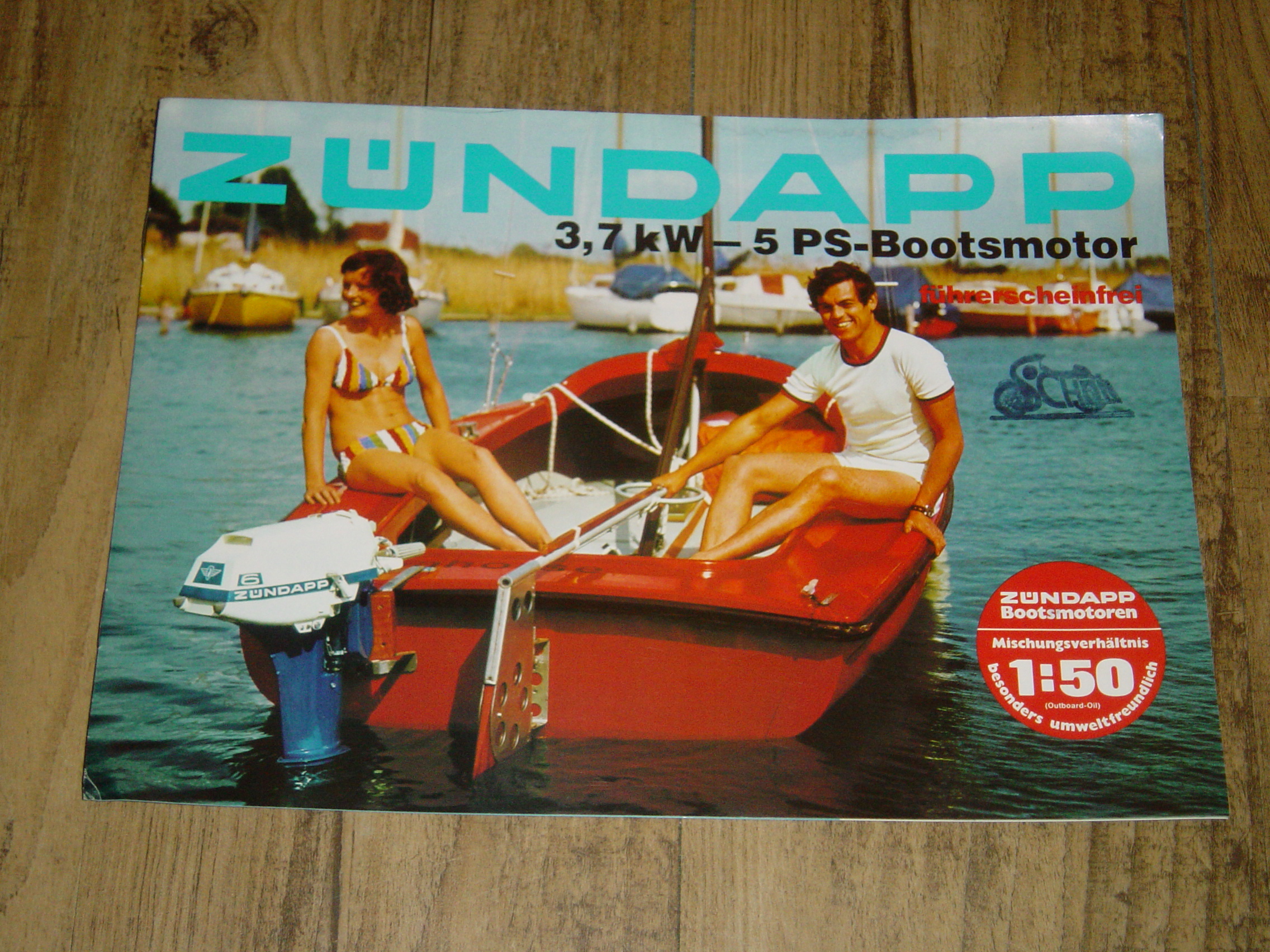 Promotional brochure D - Outboard motor model 304 3,7KW-5 PS