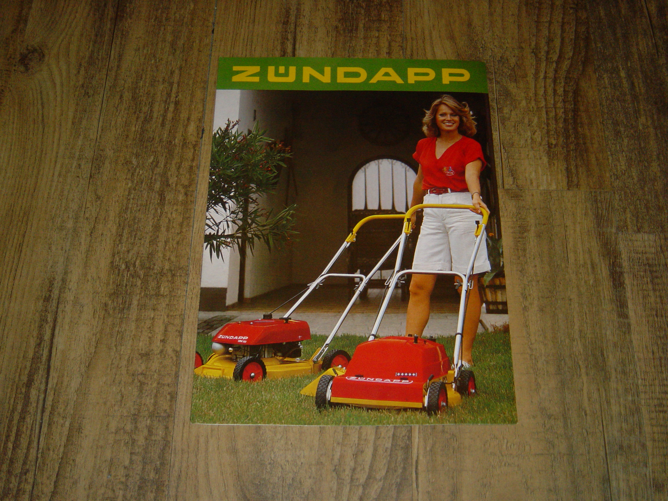 Promotional brochure D - Rasenmäher \"Zündapp\"