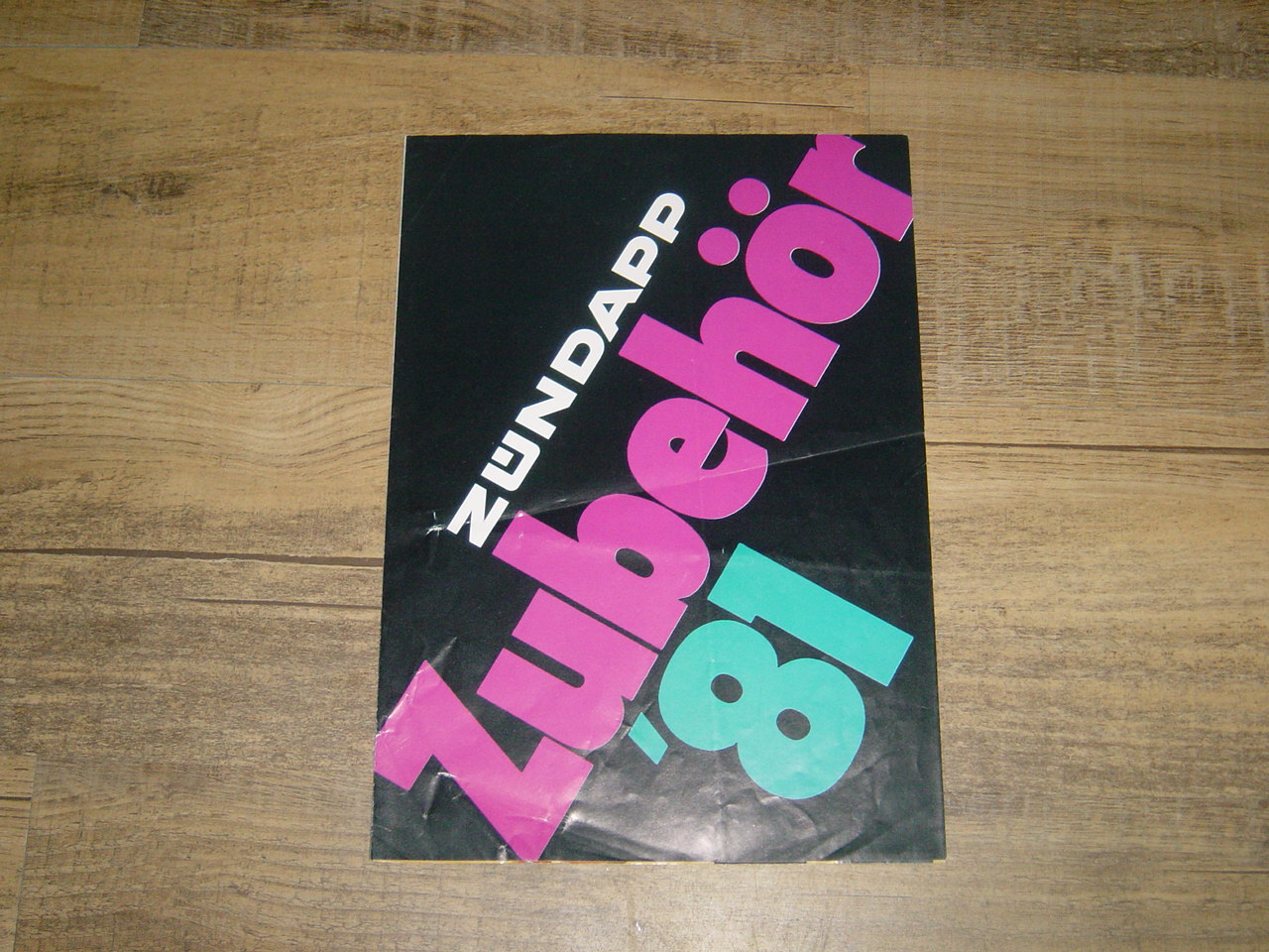 Reklame folder D - 1981 Zündap Zubehör