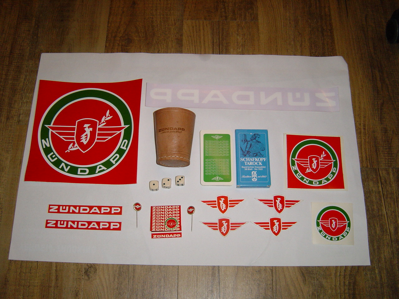 Zündapp advertising items set