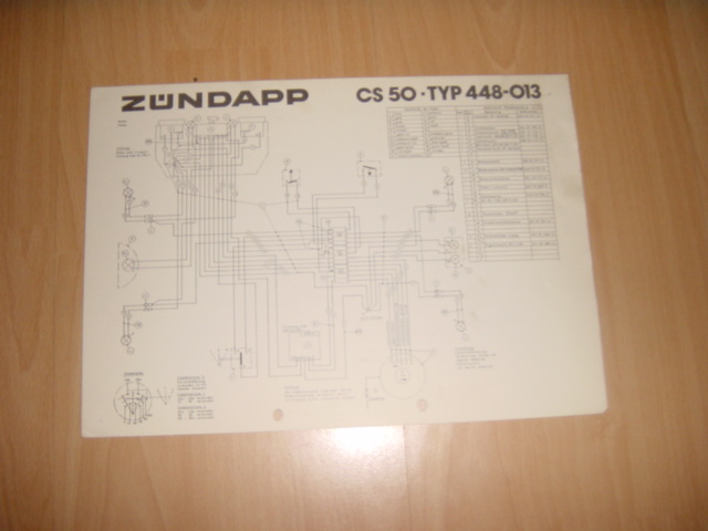 Electical diagram 448-013 CS50