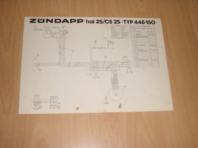 Electrisch schema 448-150 Hai 25