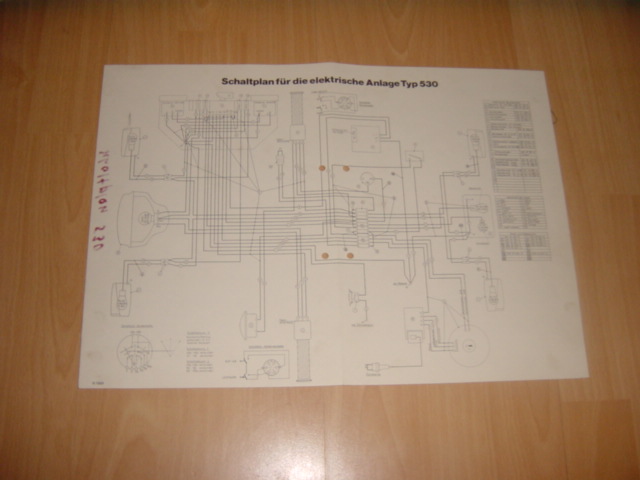 Electrisch schema 530