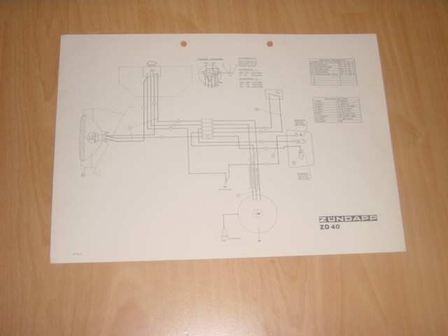 Electical diagram ZD 40