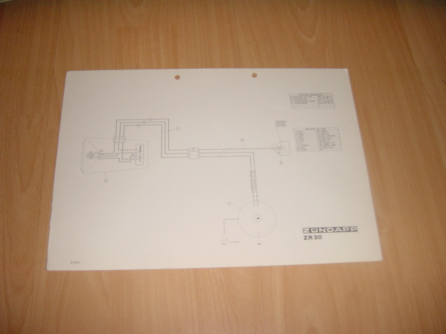 Electical diagram ZR 20