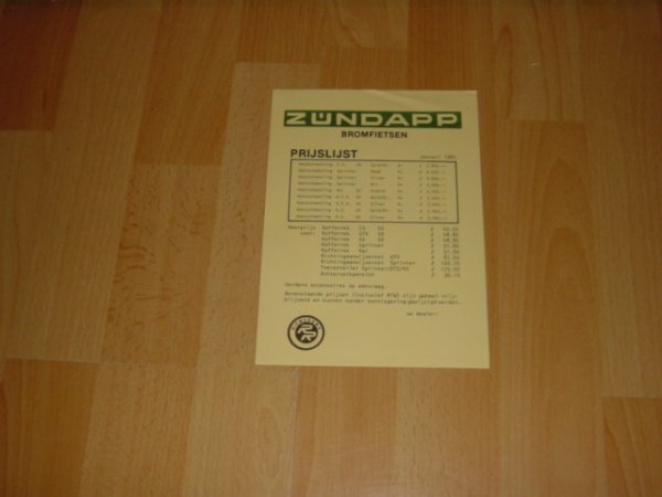 Prijslijst NL 1982 Riemersma