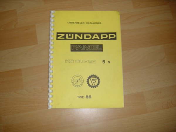 Onderdelen catalogus NL Famel KS Super 1986