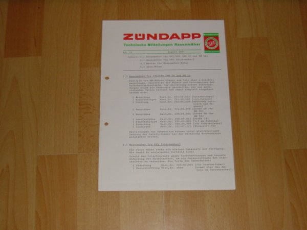 Technische Mitteilungen Rasenmäher Nr 11