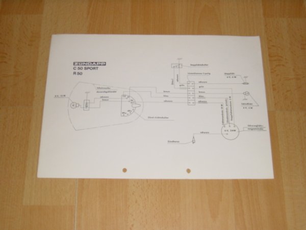 Electrisch schema C50 sport R50