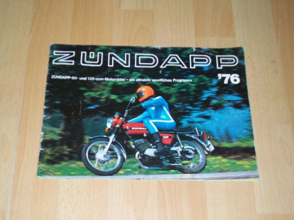 Reklame folder D - 50 und 125 ccm 1976