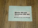 Instructieboekje D - 446 ZD20 446-40L0 & ZD 40 446-30L0