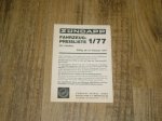 Fahrzeug Preisliste 77/1 (fur Händler)