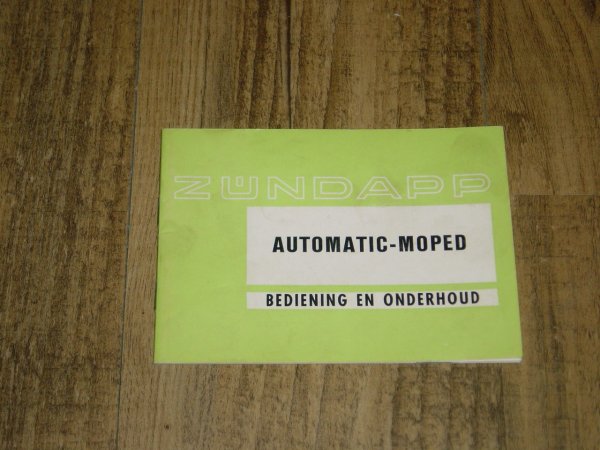 Instructieboekje NL - 444-06 Automatic bromfiets