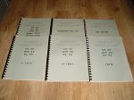 Onderdelenboeken set van 6 Nadrukken
