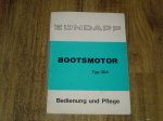 Instructieboekje D - 304 Buitenboordmotor 1975