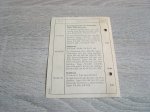 Sonderzubehör Preisliste 15-10-1961