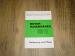 Instructieboekje D - Rasenmäher Typen 685